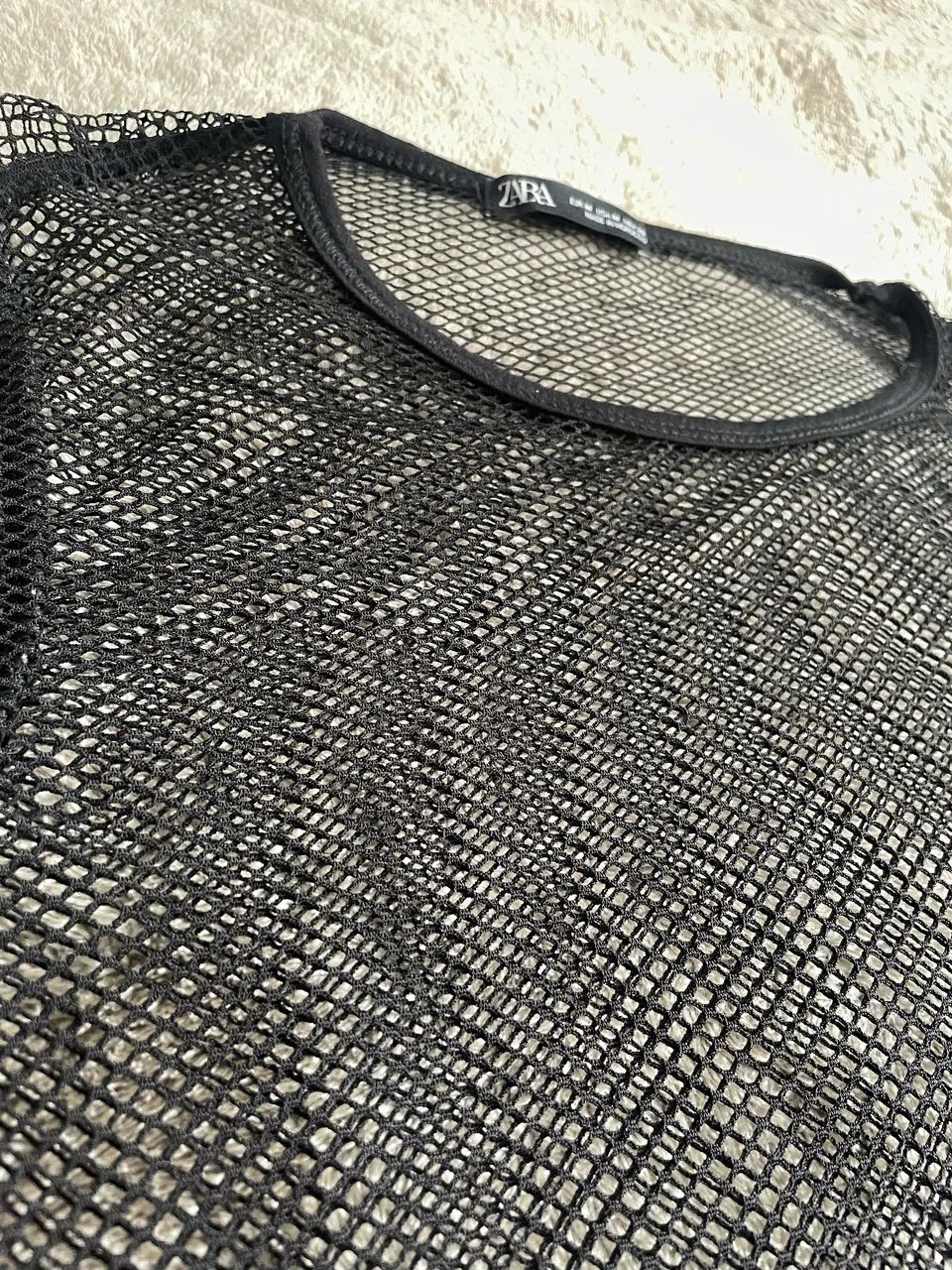 blusa manga longa arrastão zara - Foto 2