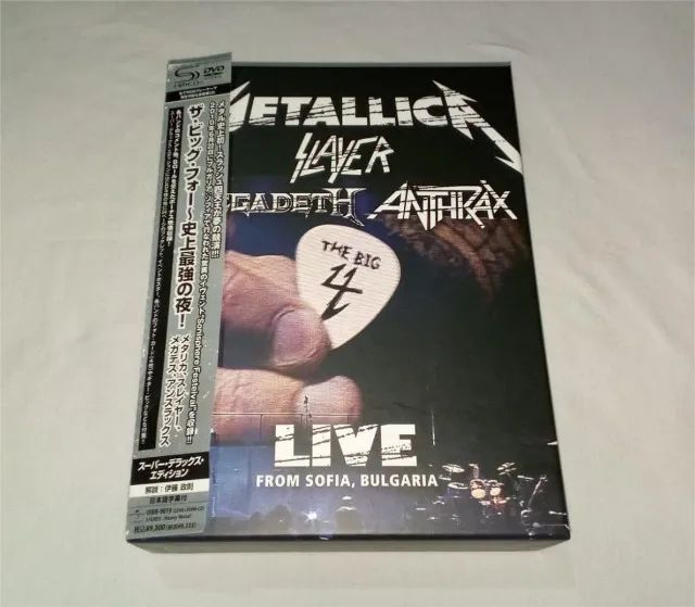The Big 4: Live From Sofia, Bulgaria - Box Set Com 2 Dvds + 5 Cds - Leia todo o anuncio 