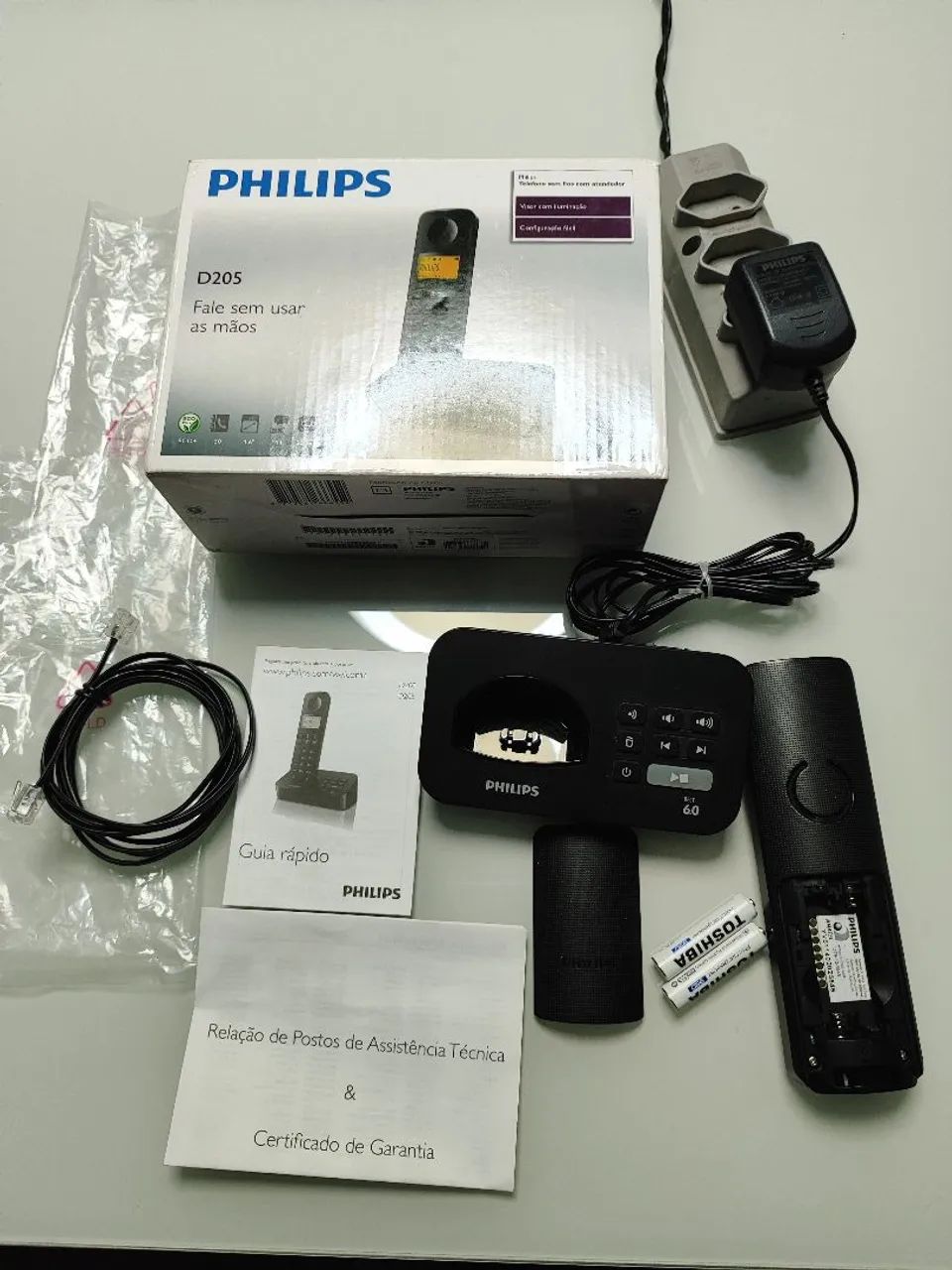 Telefone Sem Fio Philips D205 (SEMINOVO) - Foto 2