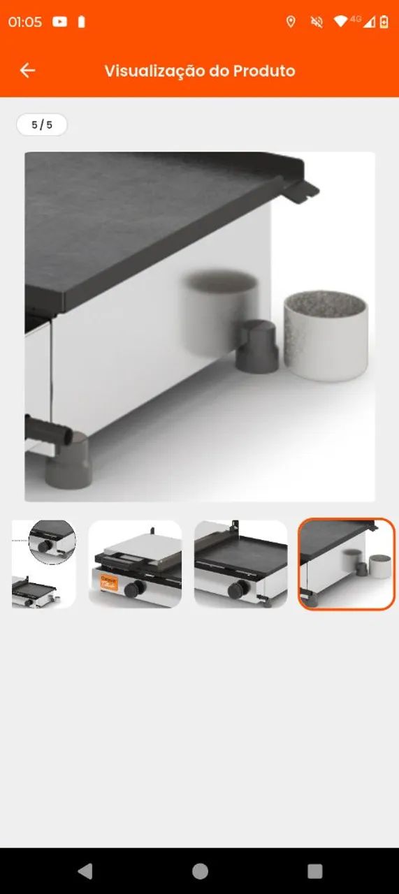 Chapa com prensa tostado  - Foto 4