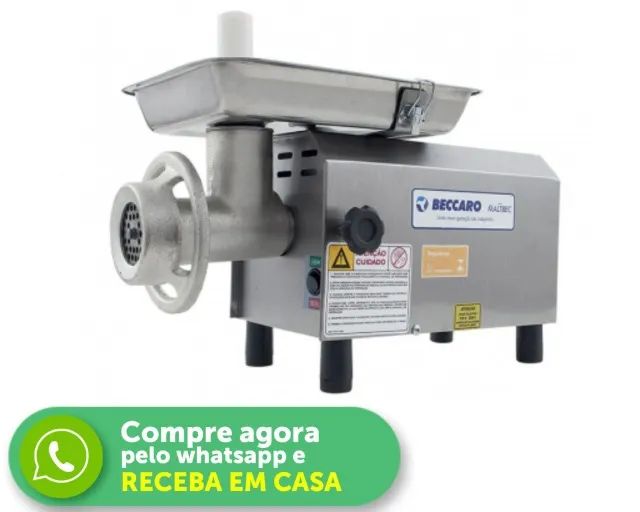 Picador de Carne Beccaro Bocal 8 Bivolt Novo