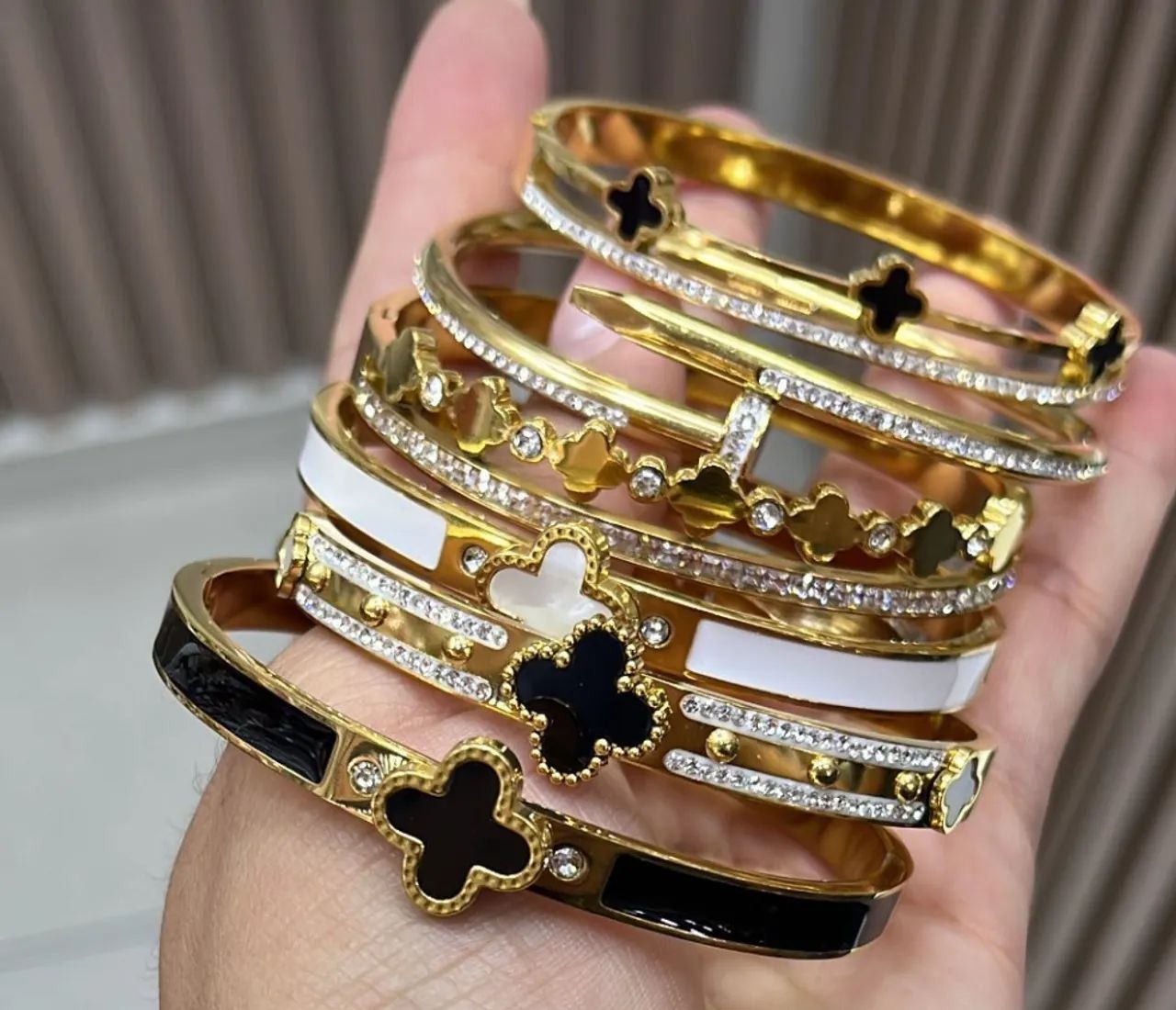 Pulseiras aço braceletes 