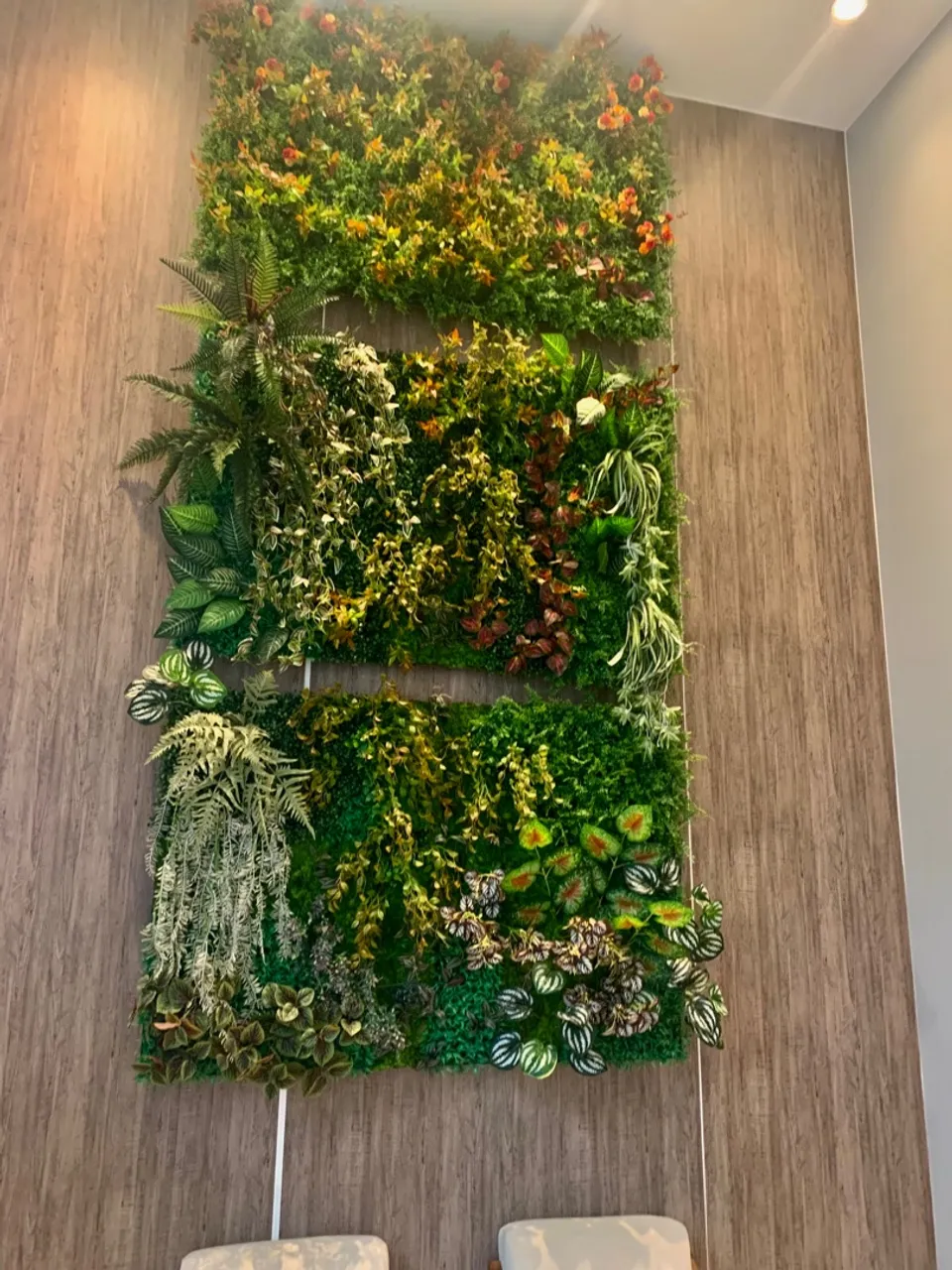 Jardim Vertical Artificial - Decoração Exclusiva