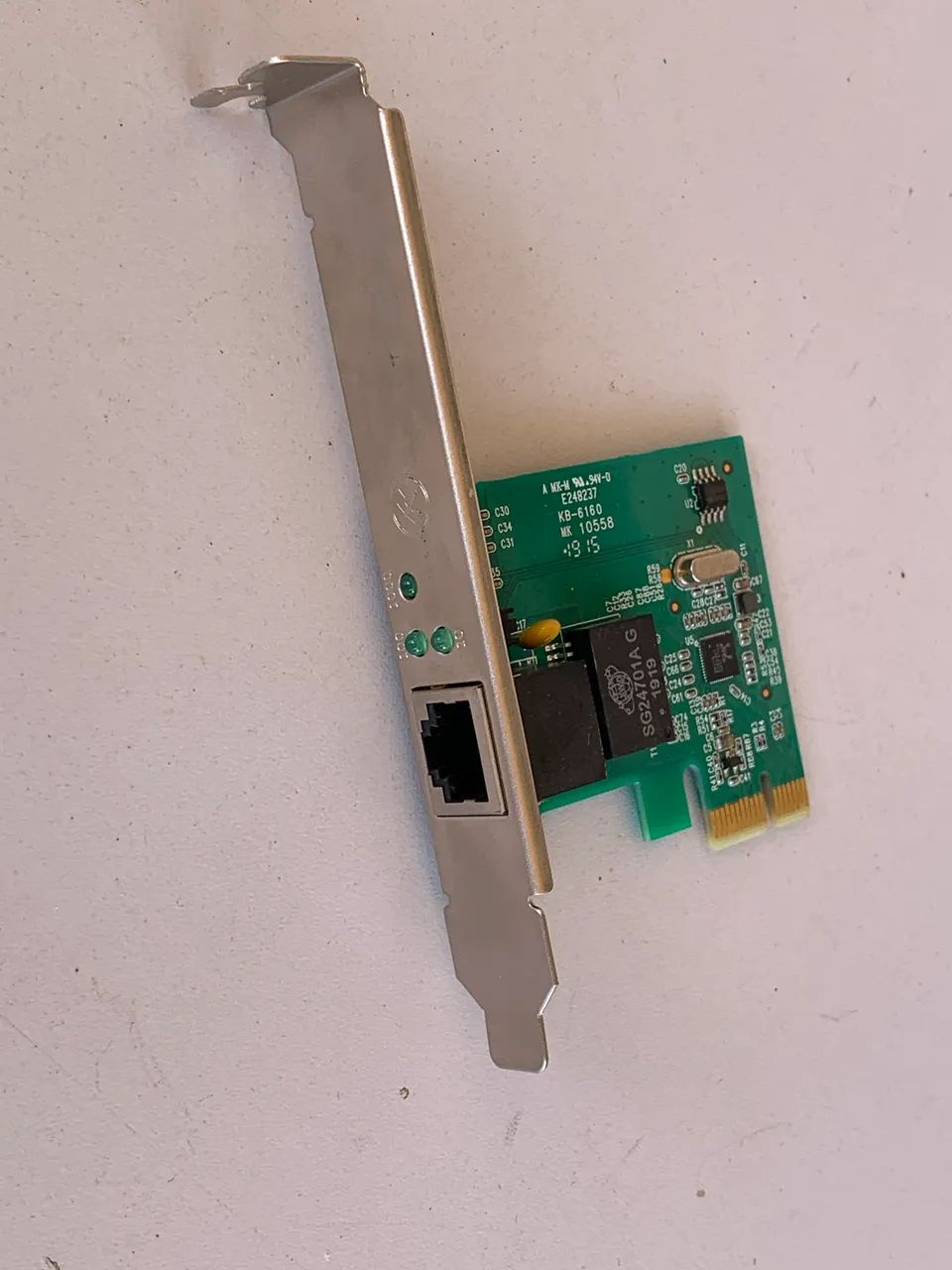 Placa rede pc rj45 mini pci-express tp-link tg-3468 - Foto 3