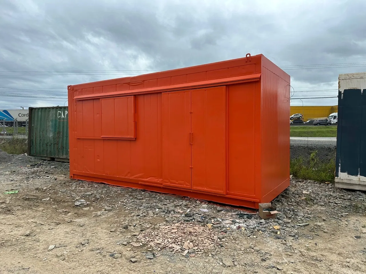 Container Escritório/Loja Modular - Nova Pintura!