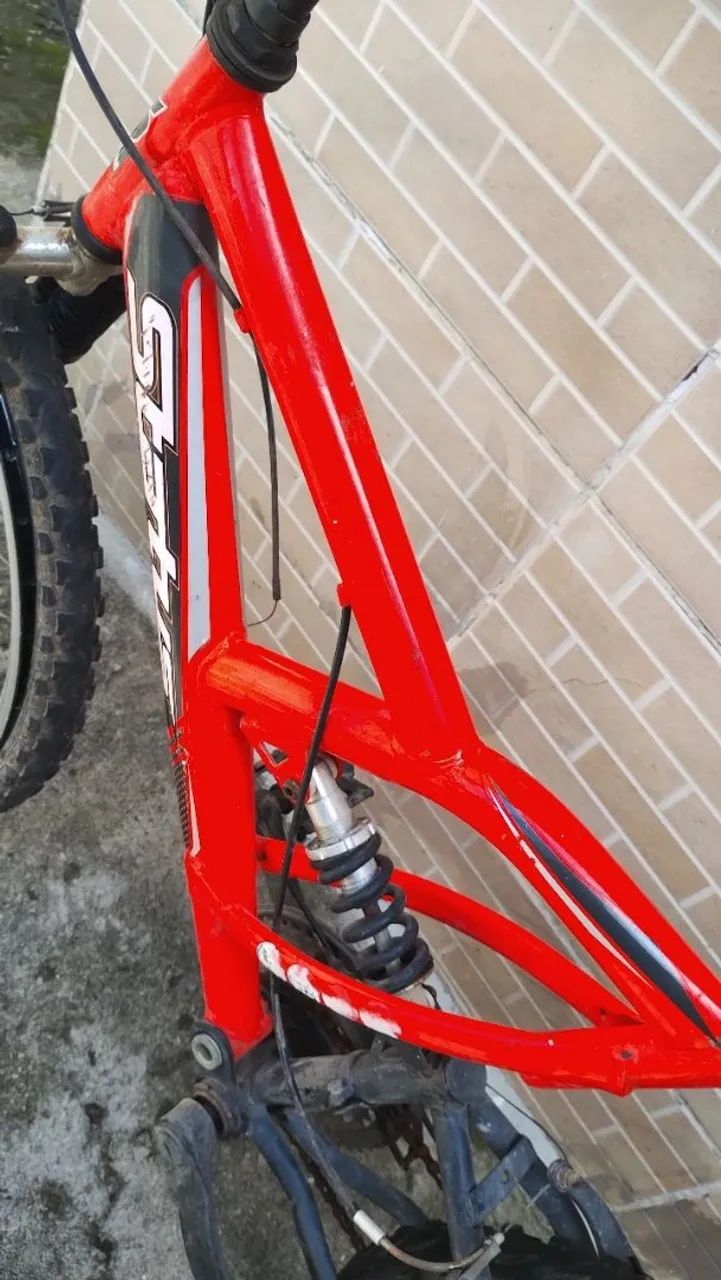 Bicicleta bike Status laranja  - Foto 2