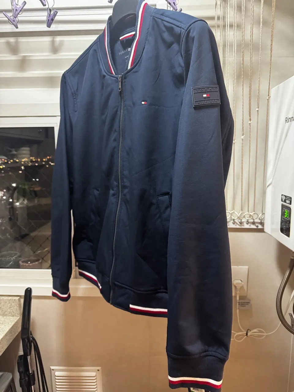 Jaqueta Tommy Hilfiger Azul Marinho - Original Novo sem uso com etiquetas