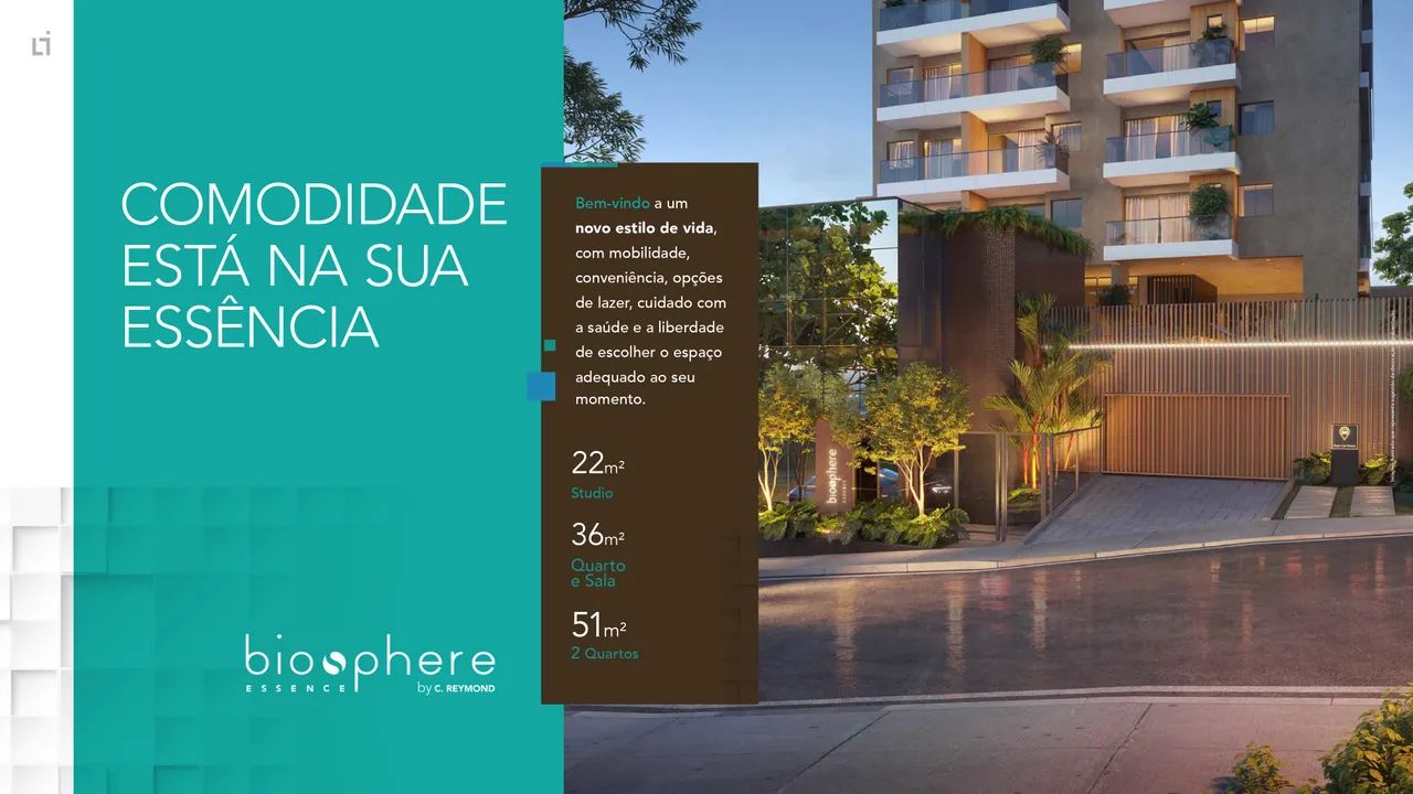Lançamento Fantástico - STUDIO APARTAMENTO 1 QUARTO - Biosphere Essence By Cauã Reymond - Foto 3