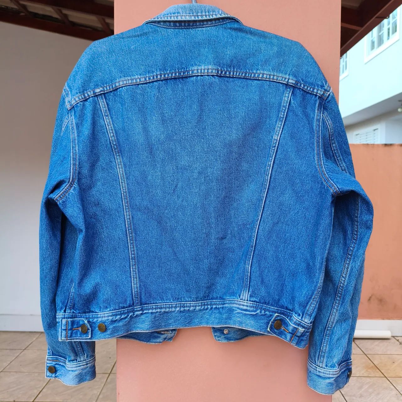 Jaqueta Jeans Lee Vintage Cgc Tam G - Foto 3