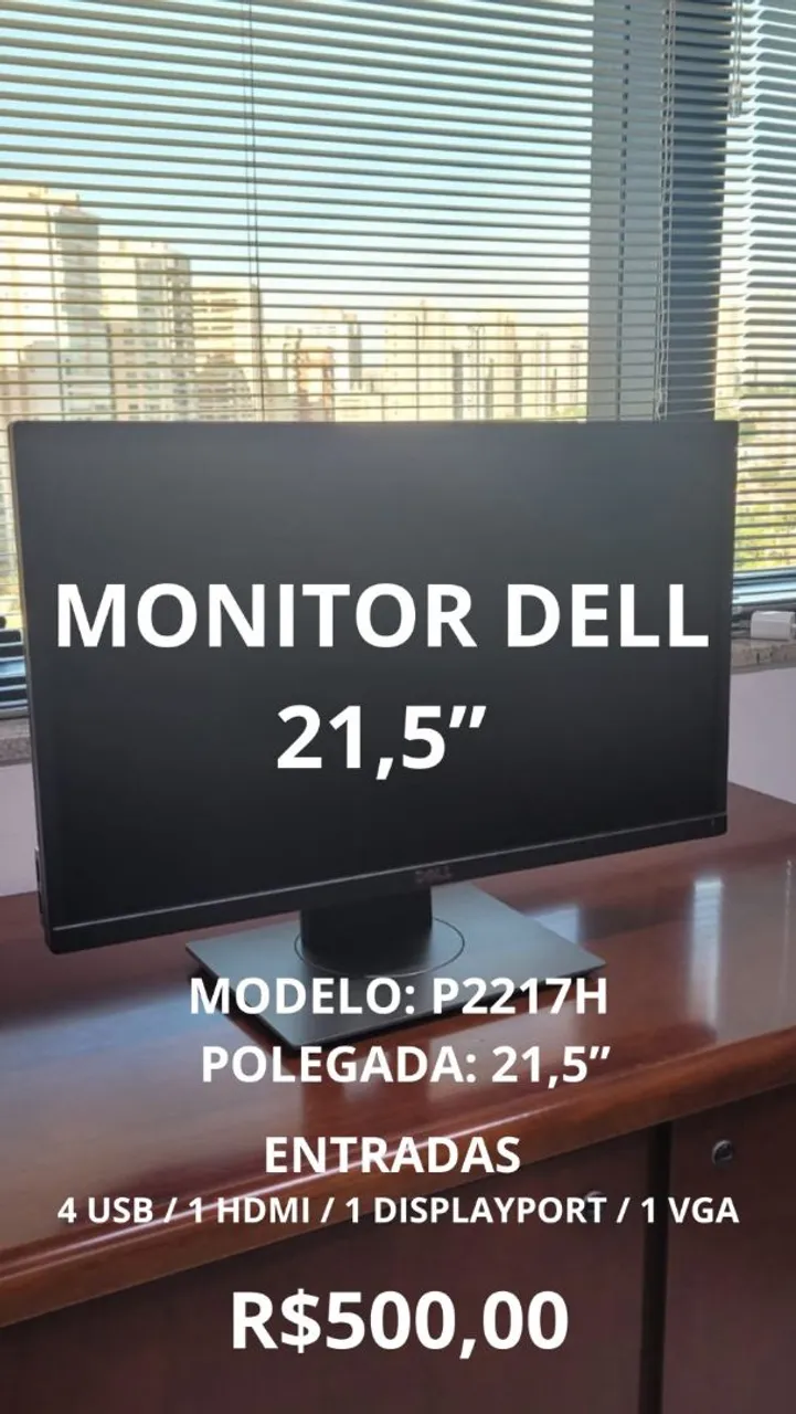 Monitor Dell 21,5" P2217H