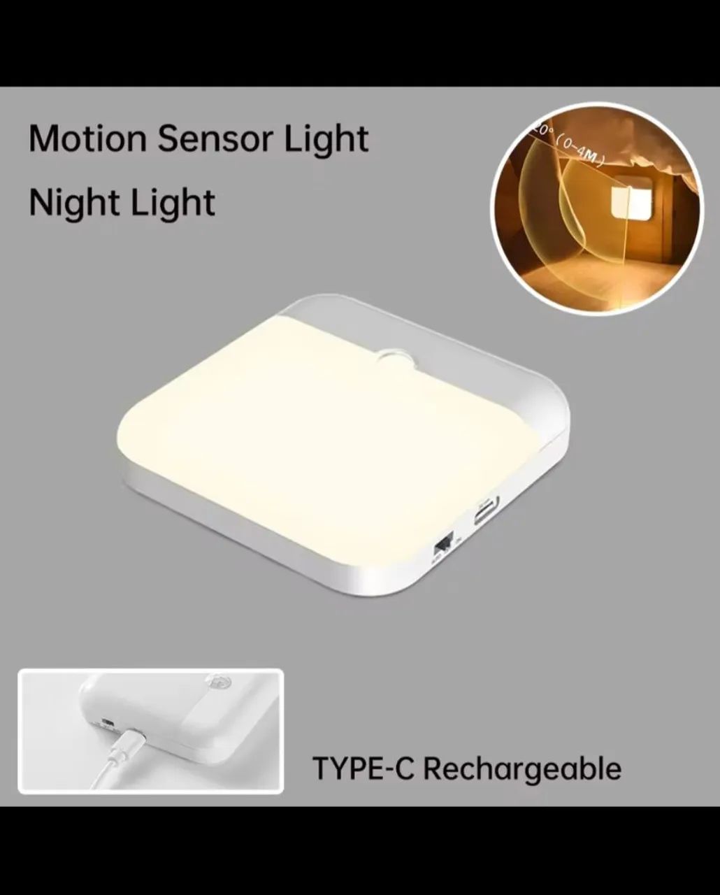 Luminária LED com Sensor de Movimento - Fácil Instalação - Foto 3