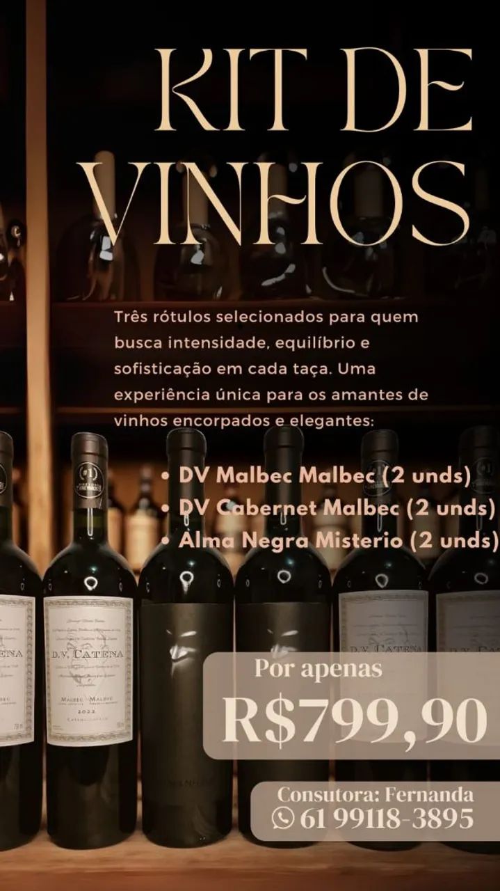 Vinho Tinto D.V. Catena Cabernet Malbec 2023 - Foto 2