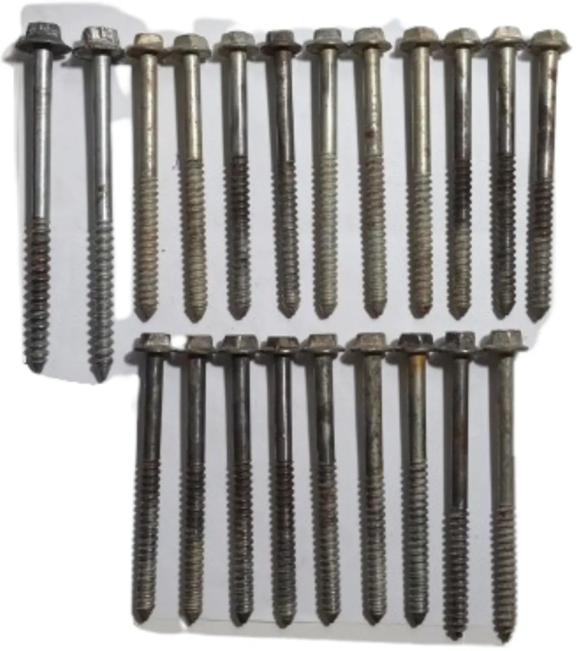 kit 21 Parafuso p/Telha sem Arruela De Vedação 8mm x 110mm - Foto 3