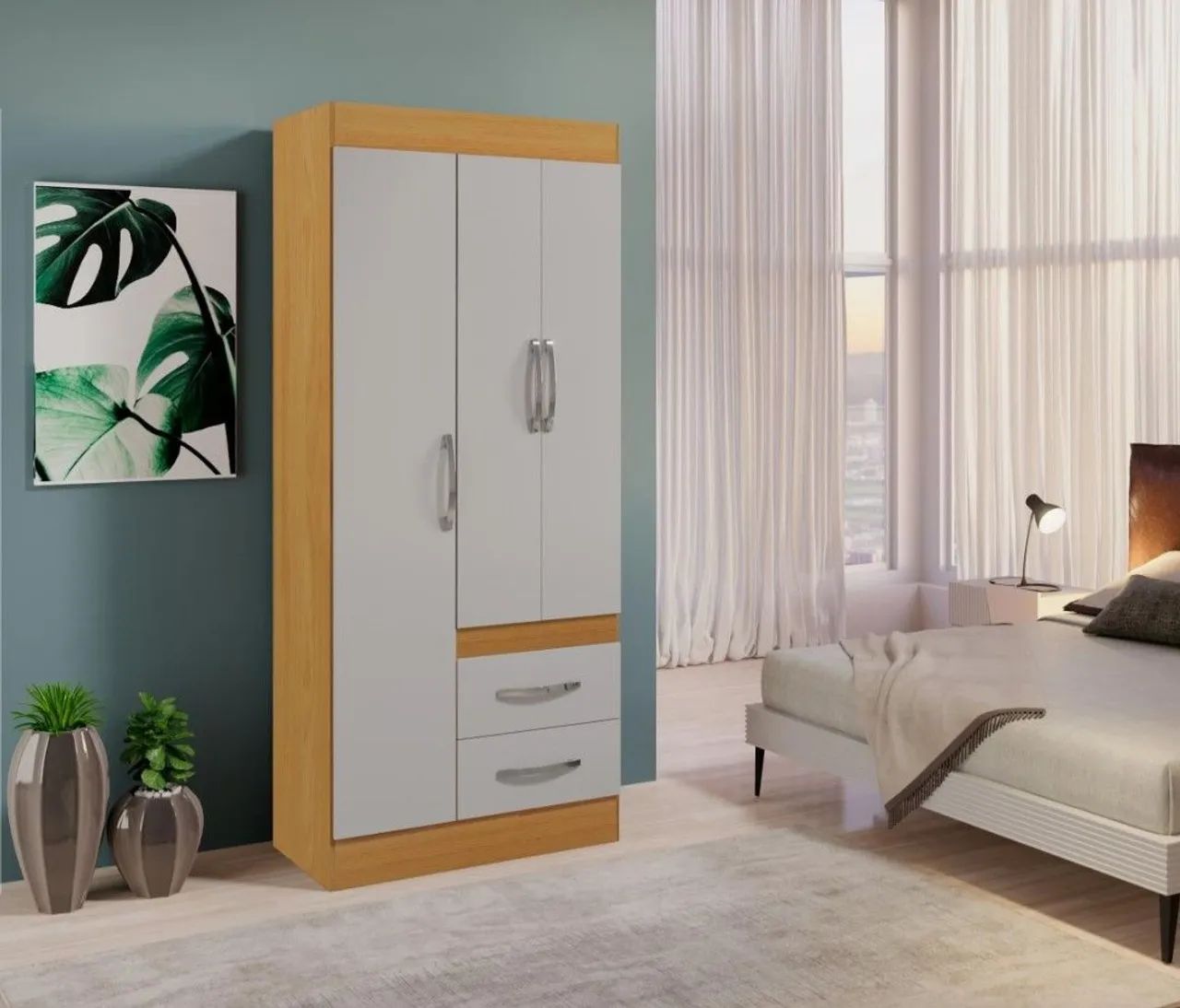 GUARDA-ROUPA 3 PORTAS