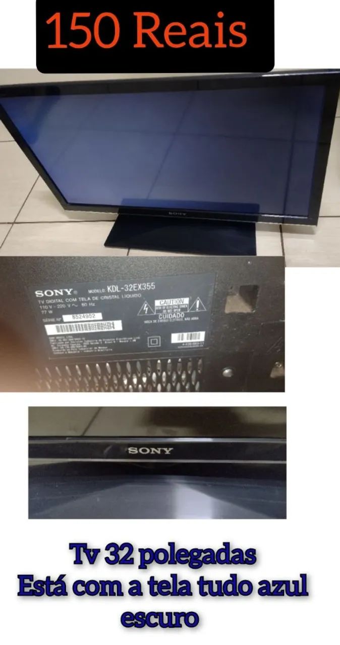 Tv com defeito ( entrego Votorantim e Sorocaba)