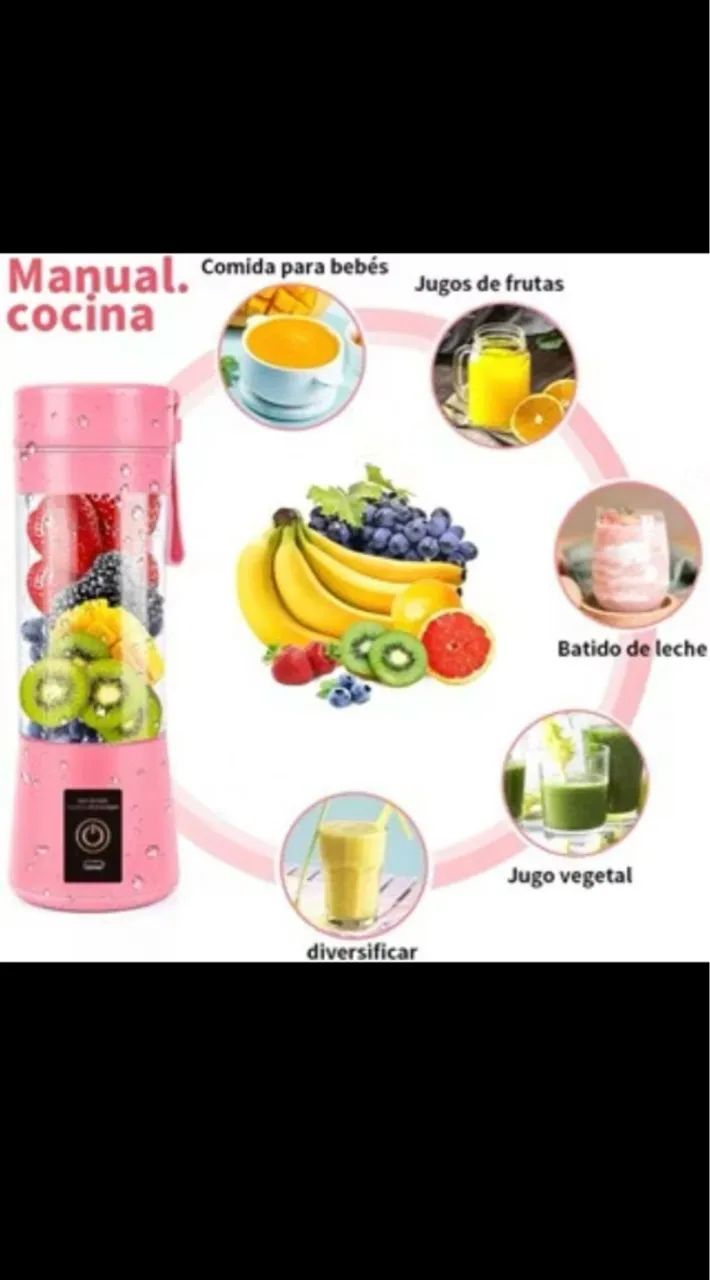 Liquidificador Portátil - Plug and Play - Ideal para Sucos e Smoothies! - Foto 3