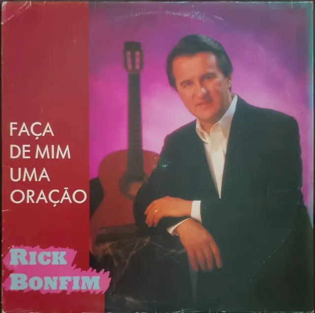 Lp Disco de Vinil Gospel Evangélico Rick Bonfim - Faça De Mim Uma Oração - Raro