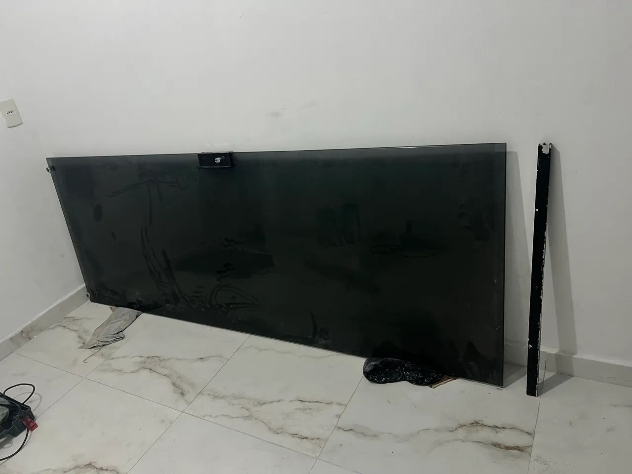 Porta de vidro de correr completa 64363474903555120