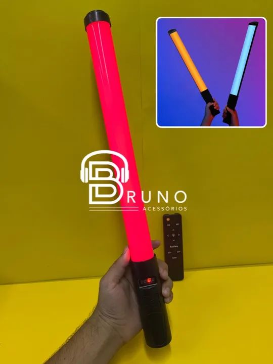 Iluminação LED para Filmagem - Kit com 3 Cores - Foto 4