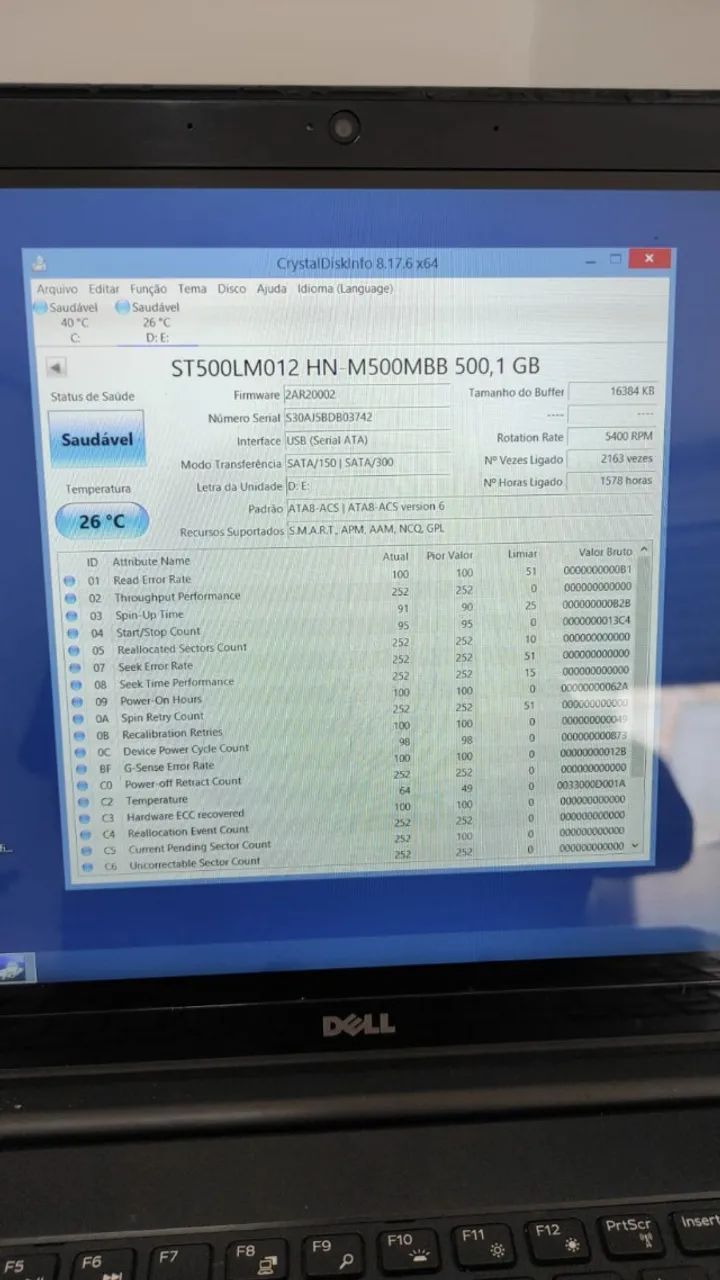 HD's Para Notebooks e Desktop e Dvr e Video Game TESTADOS. - Foto 2