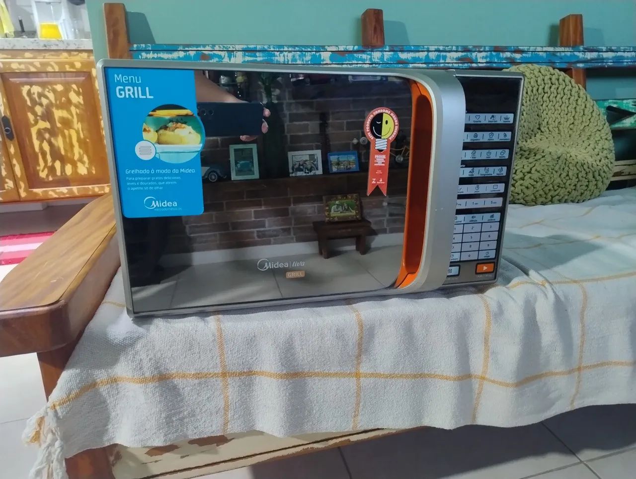 Microondas Midea com grill - Foto 3
