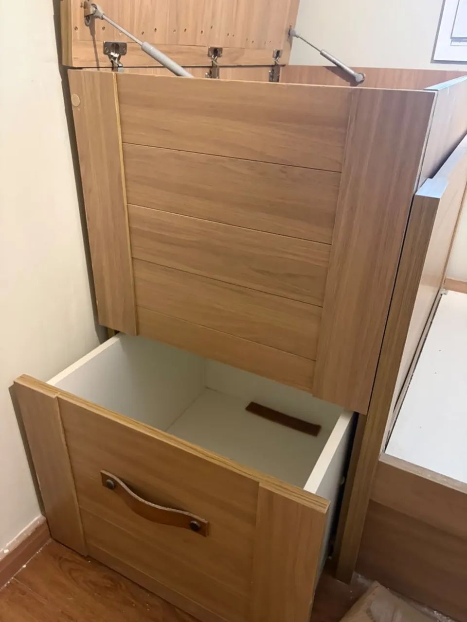 Cama de solteiro Bicama com Baú e Gaveta  - Foto 2