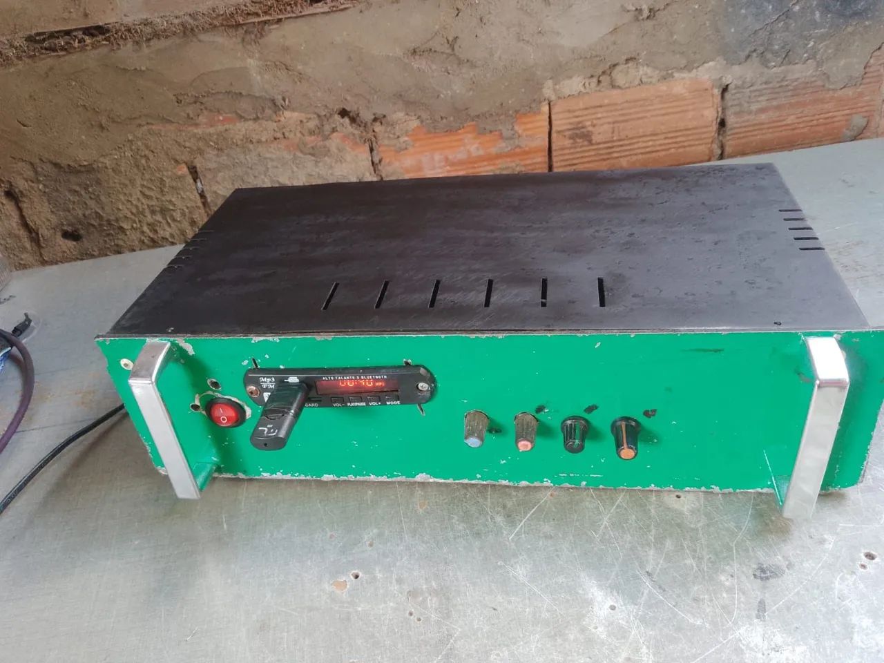 Amplificador 200w com bluetooth 