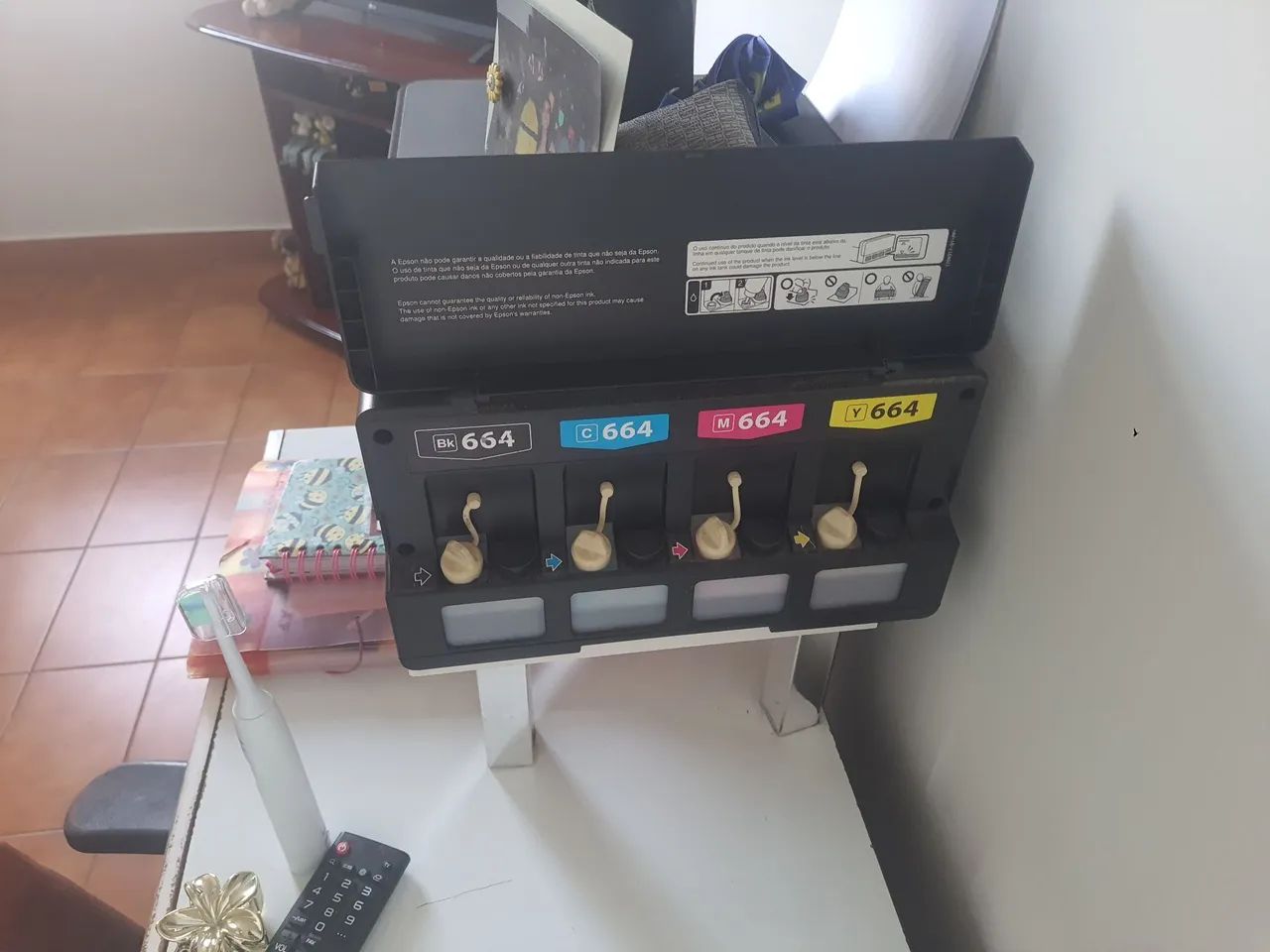 Computador All ln one LG tela 21 mais impressora espon  - Foto 4
