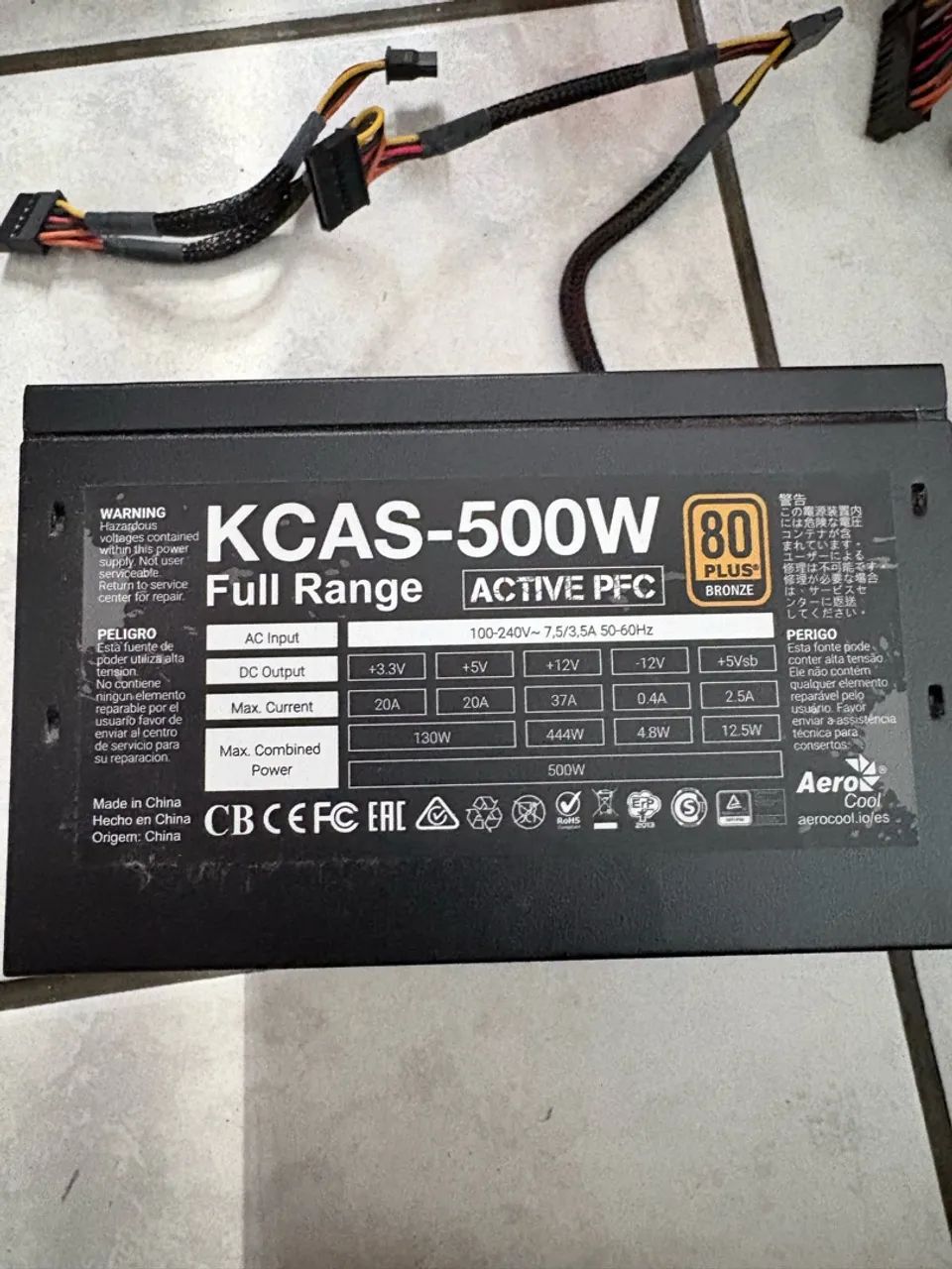 Fonte Aero Cool 500w  - Foto 2