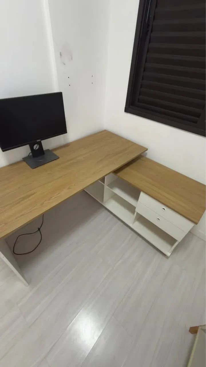 Mesa de escritório em L - Foto 4
