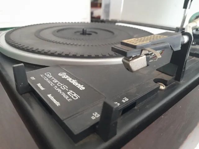 Toca Discos Gradiente Garrard S-125, sem teste, para reparo, ler a descrição - Foto 5
