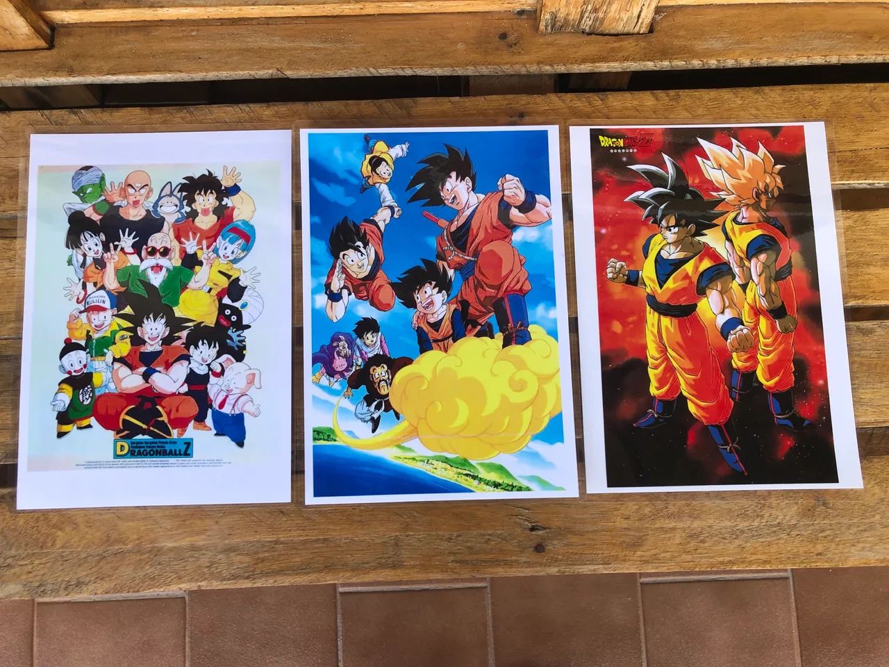 3 pôsteres Dragon Ball Z
