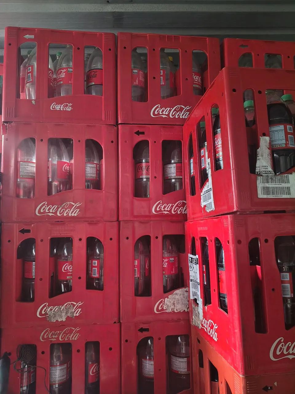 Caixa de coca cola