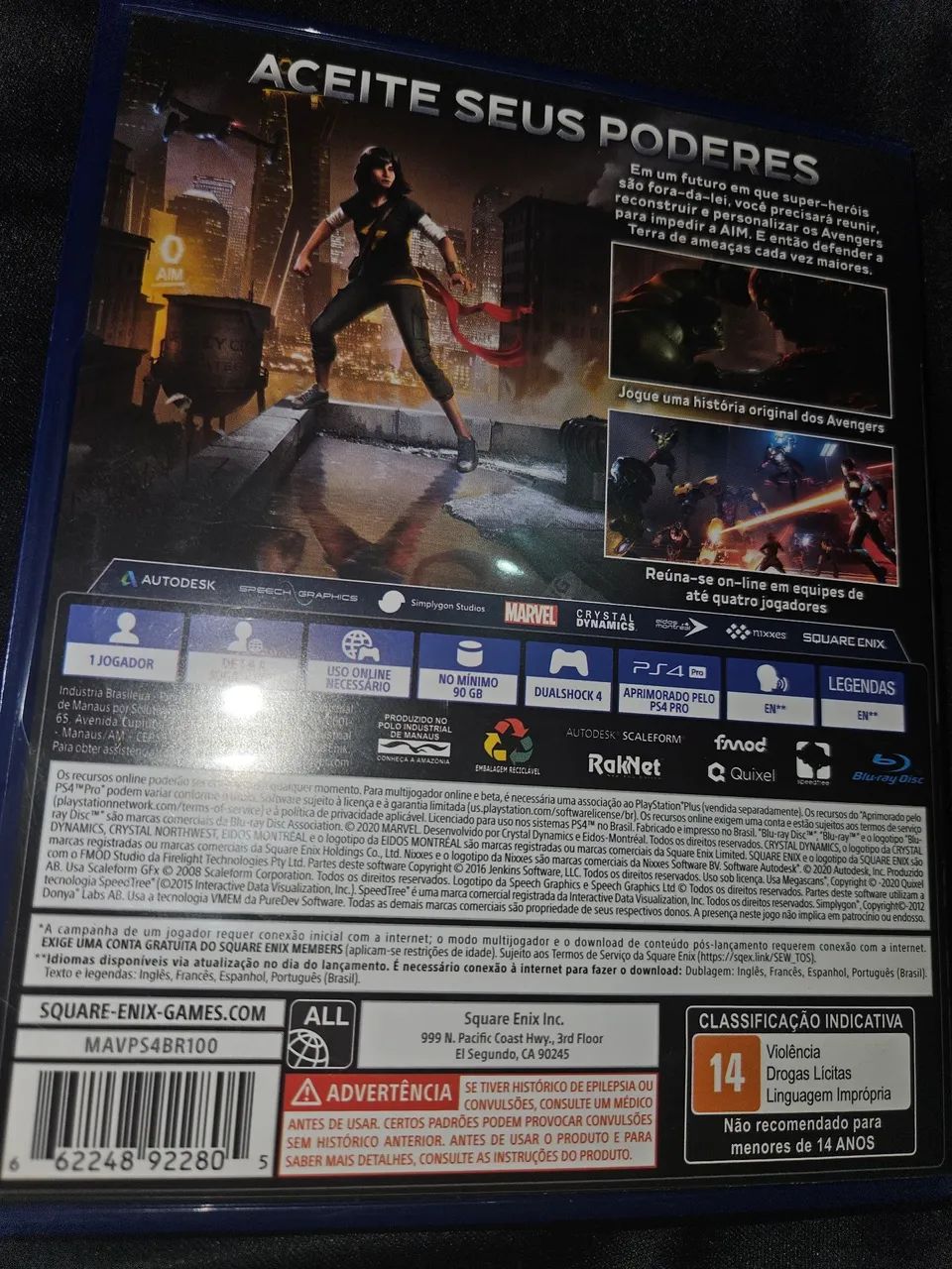 Marvel Avengers Jogo PS4 SemiNovo  - Foto 4