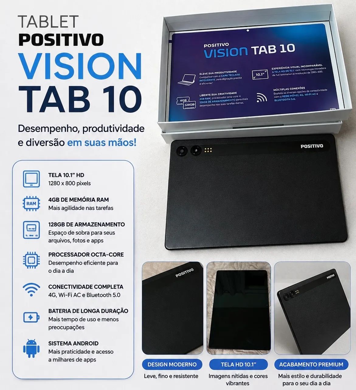     ? Tablet Positivo Vision - Excelente Estado! - Foto 3
