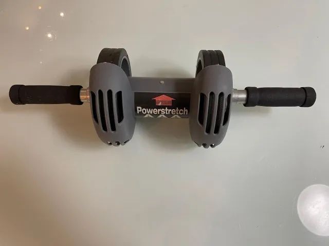 Roda Abdominal Powerstretch AAA Dupla para Exercícios - Foto 4