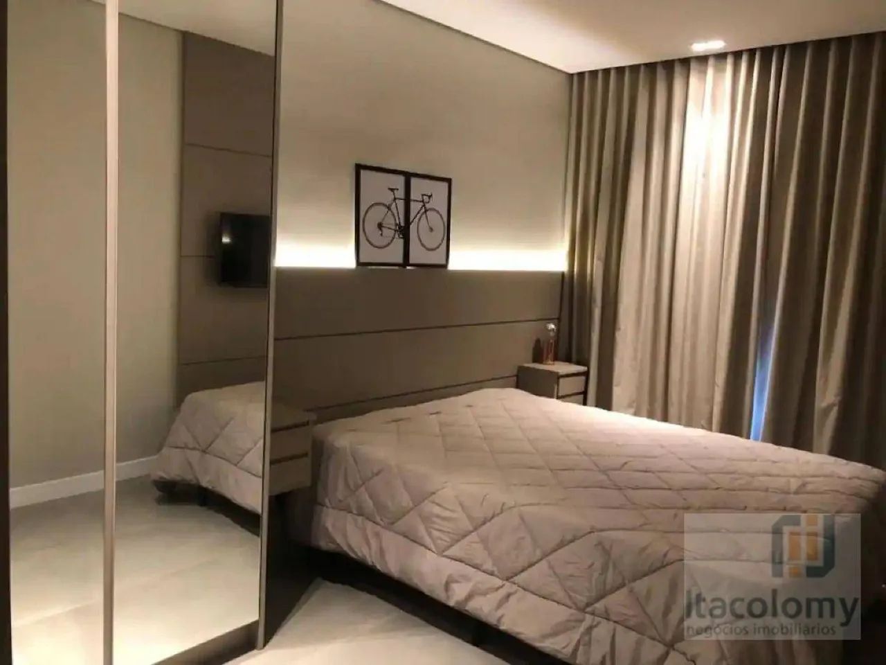 Apartamento mobiliado com 1 dormitório para alugar, 67 m² por R$ 6.702/mês - Edifício Glas - Foto 3