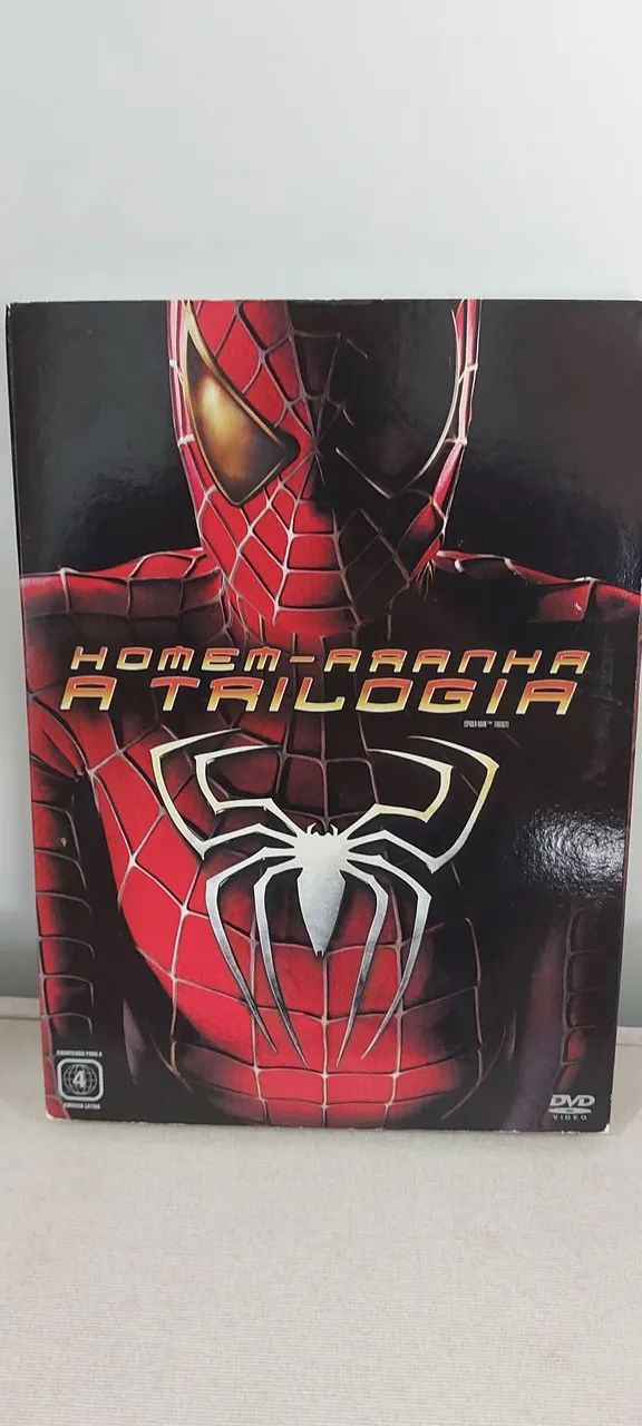 Box DVD Homem Aranha A Trilogia 