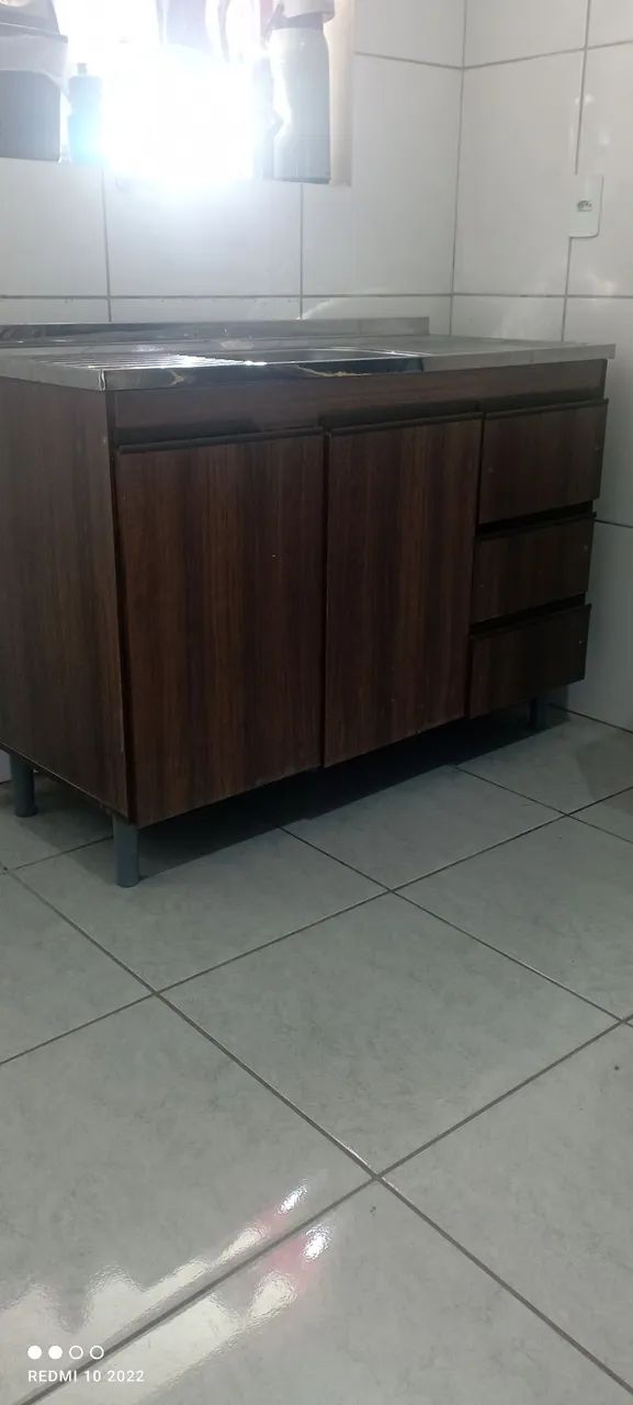 Balcão de Pia + Cuba acimentada