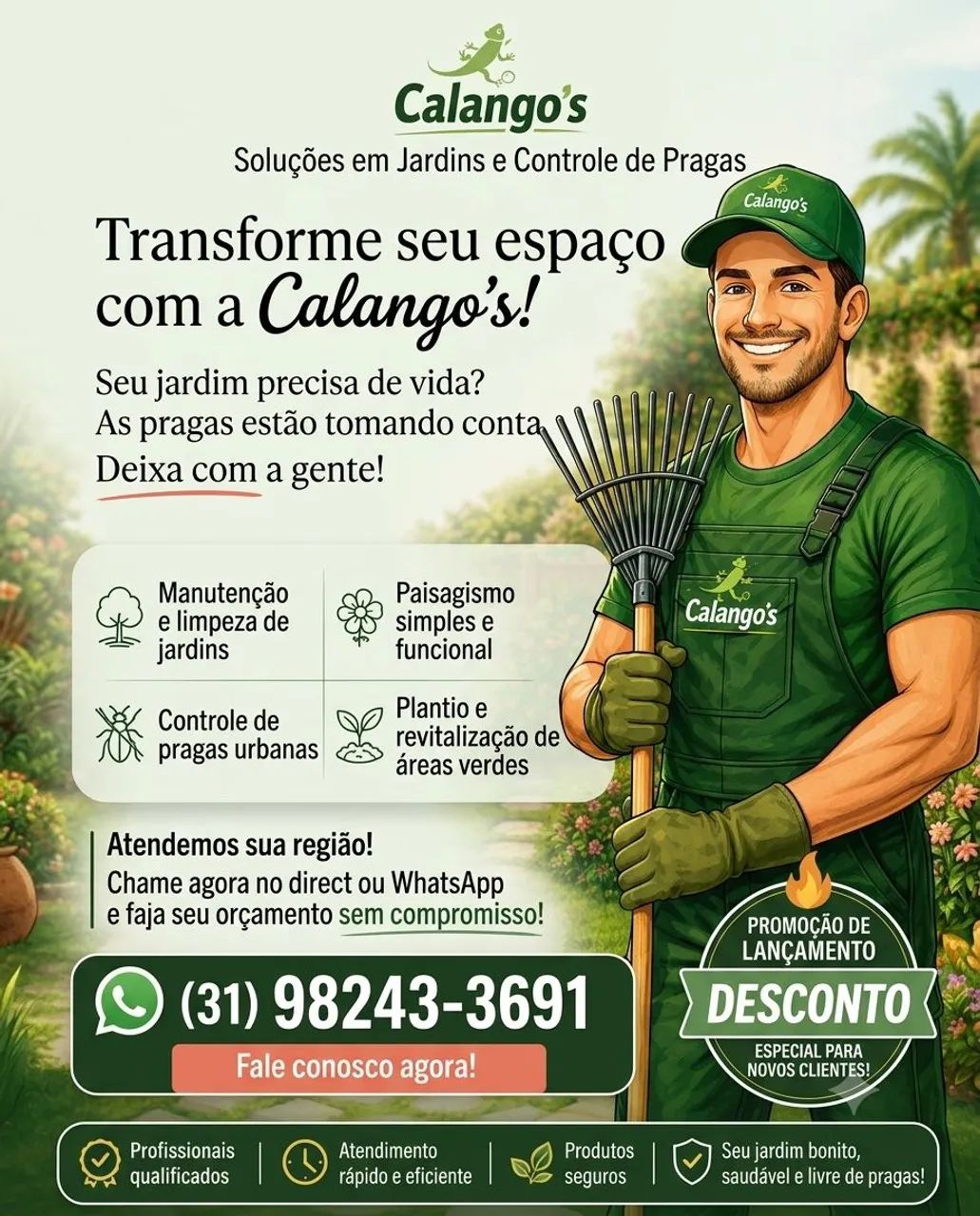Jardineiro de confiança!