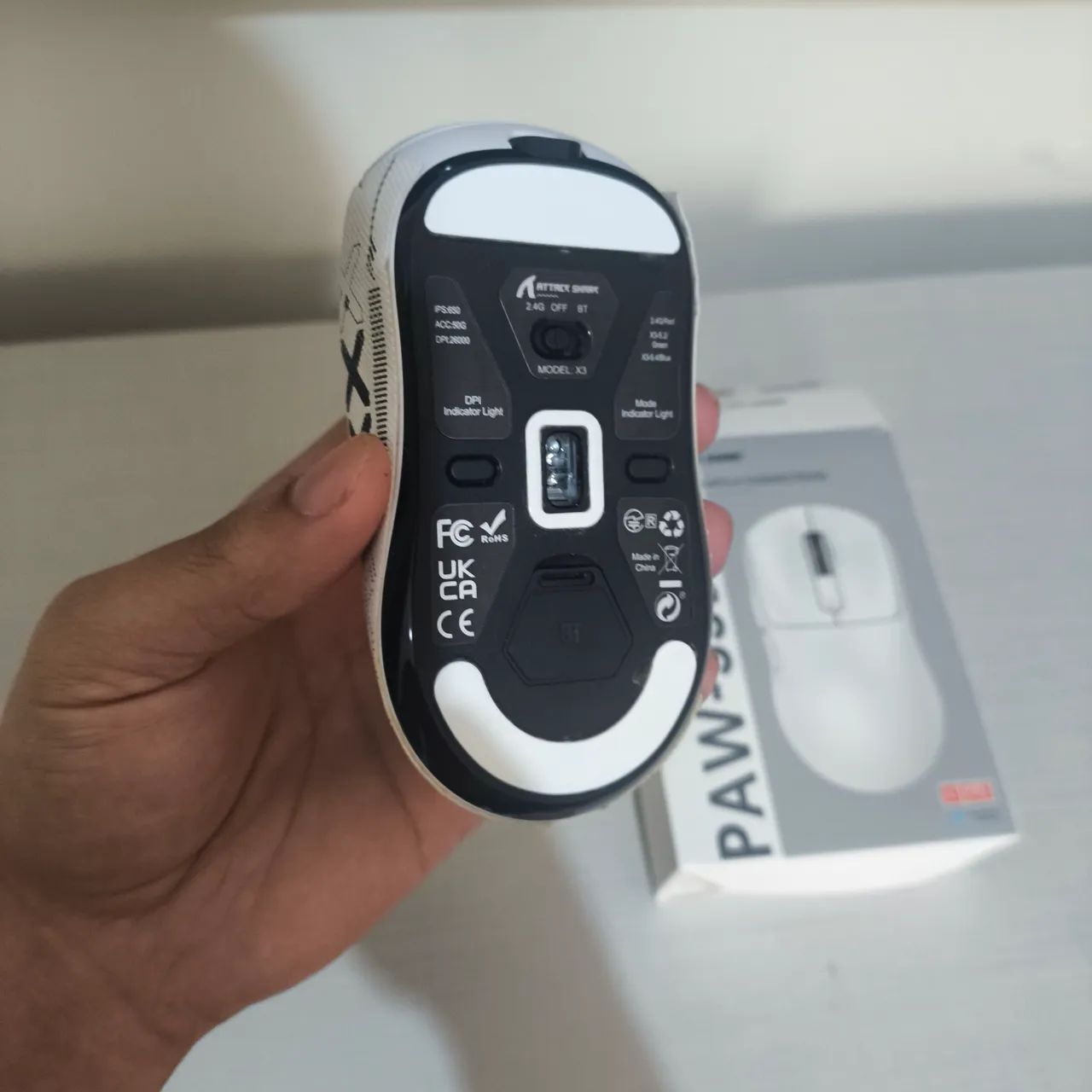 Mouse gamer attack shark x3  - Foto 5
