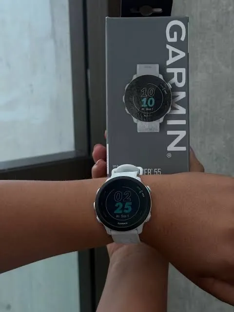 Relógio garmin forerunner 55 (novo) black caixa de 42mm
