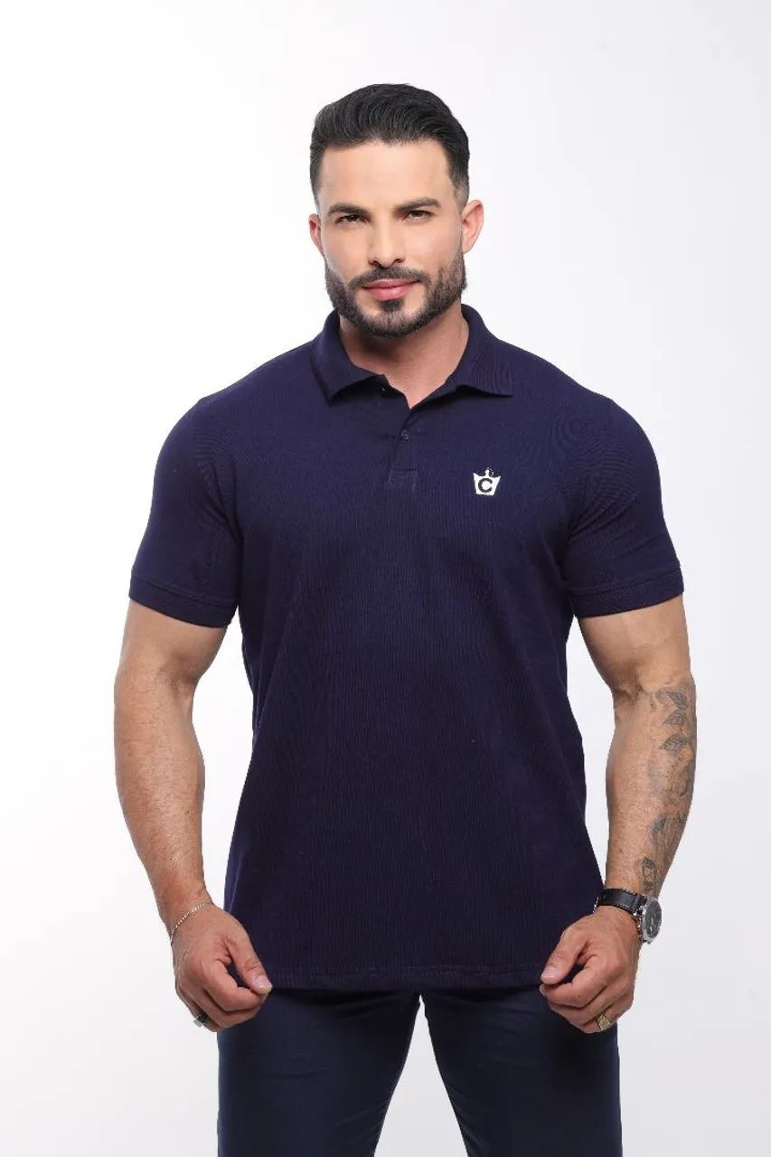 camisa gola polo masculino  - Foto 2