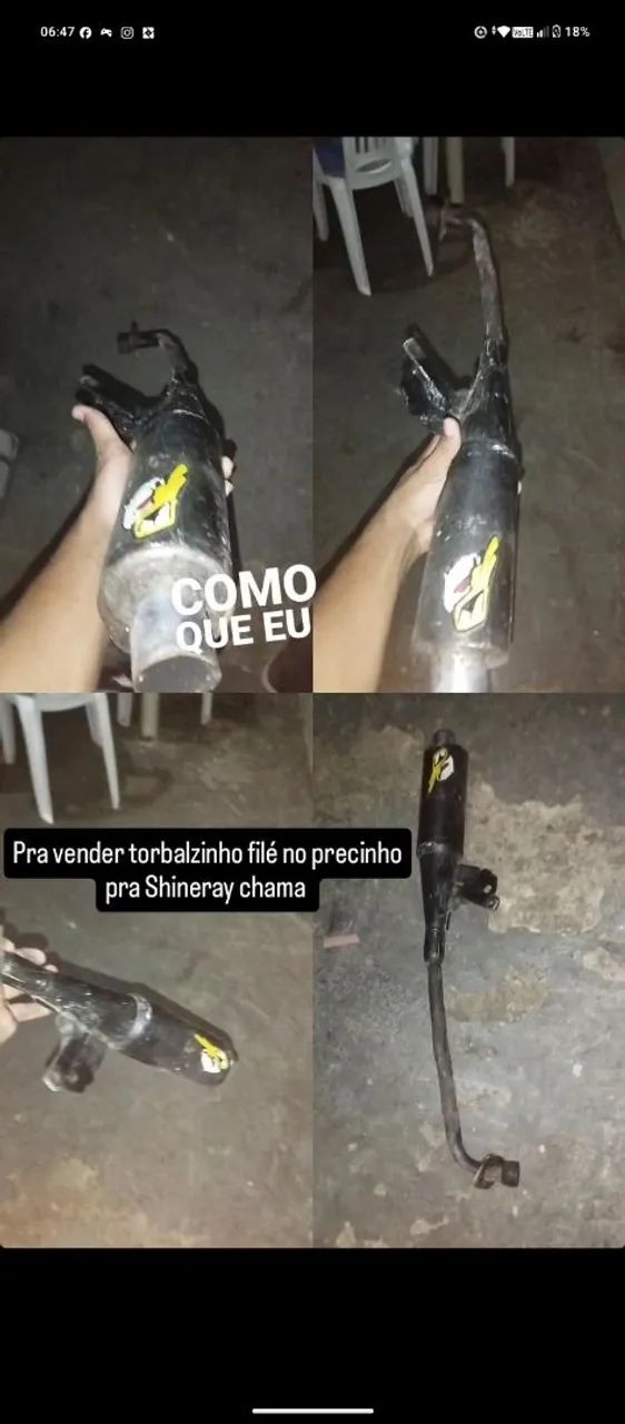 Torbal pra shineray e aveloz está perfeito wstado