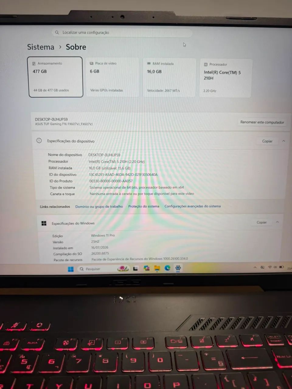 Vendo notebook em perfeito estado, na caixa 