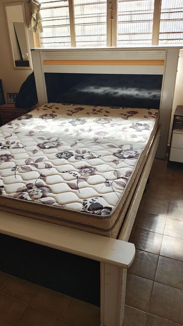 Cama casal tradicional com colchão Ortobom  - Foto 2