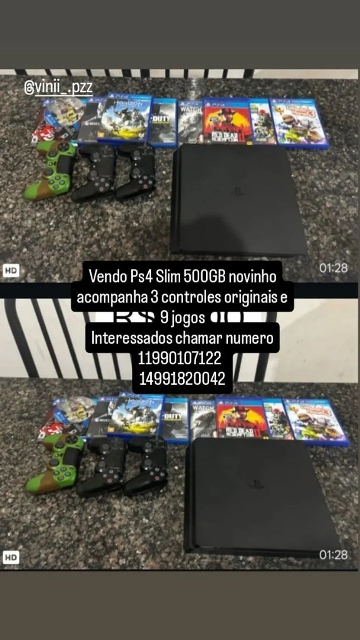 Vende-se PS4 slim 
