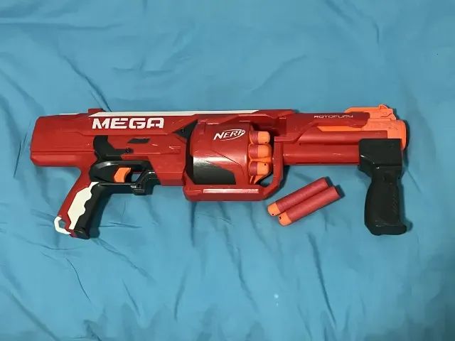Nerf Mega Rotofury (Usado) - Foto 4