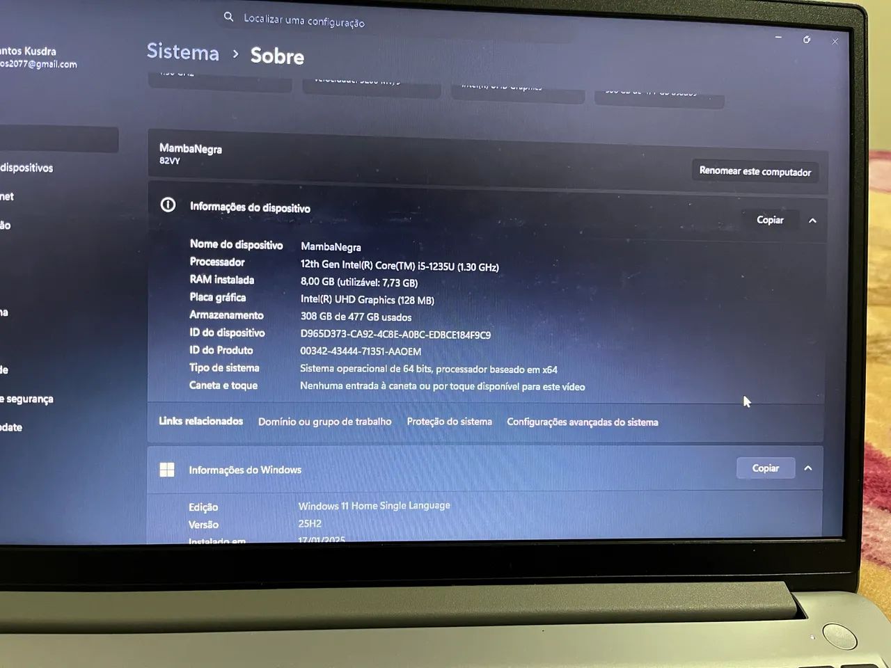 Notebook Lenovo Ideapad - Foto 5