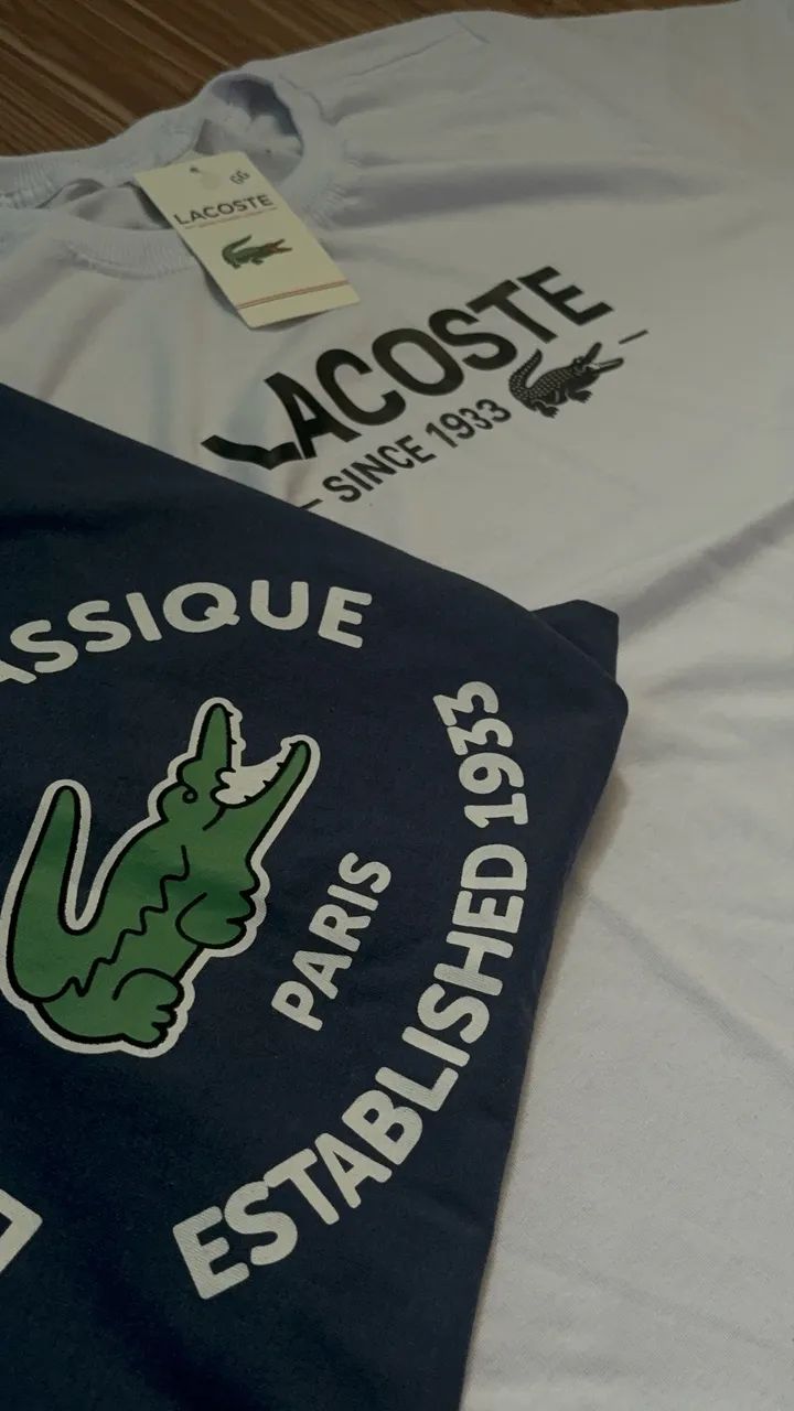 Camiseta Lacoste malha 30.1  - Foto 2